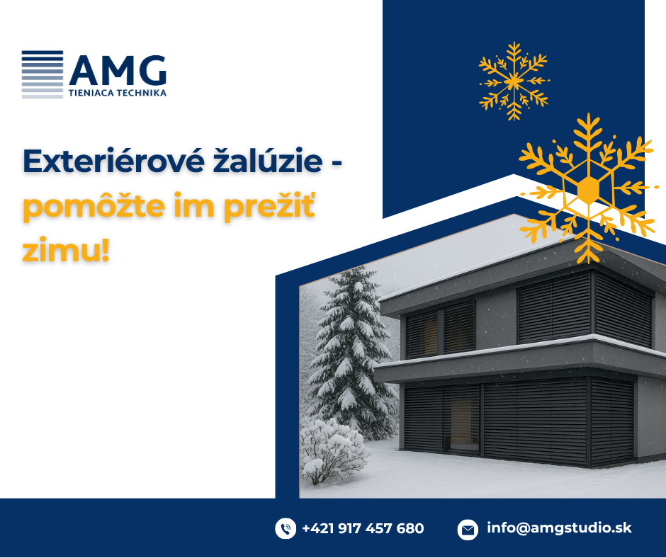 Zimná starostlivoať o žalúzie